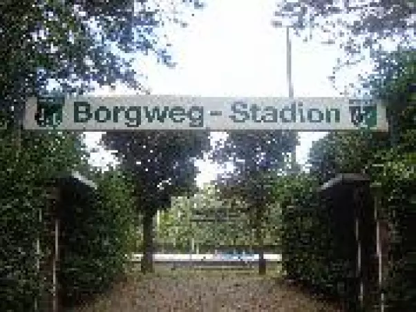 Das Borgweg-Stadion öffnet<br>am Mittwochabend die Pforten ...