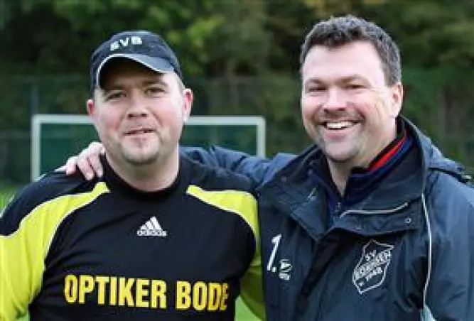 Haben in Börnsen gut Lachen:<br>Greve und Lütten. Foto: Zerbian