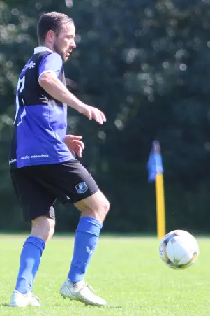 Hier noch im Trikot des HFC Falke, kickt Manuel<br>Henkel zukünftig für Lorbeer Rothenburgsort.