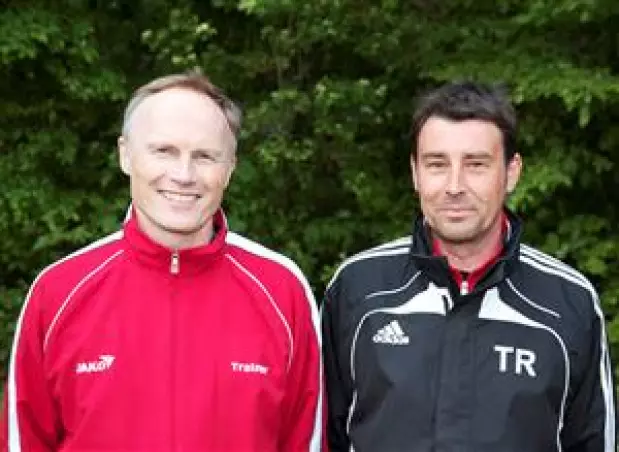 Das neue Trainergespann:Andreas<br>Dämmich (links) und Kay Thomsen.