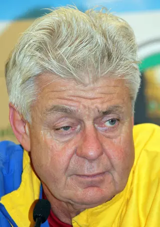 Noch-Trainer Bert Ehm.