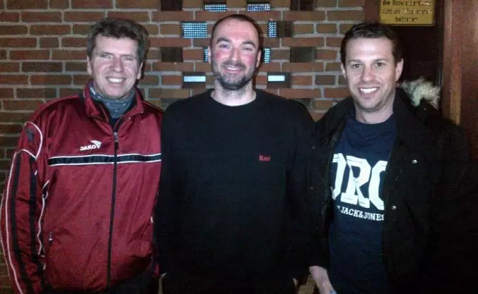 Das Trainerteam des TuS Hemdingen-Bilsen: Thomas Berg, Patrick Kinastowski und Thomas Pechan (von links).