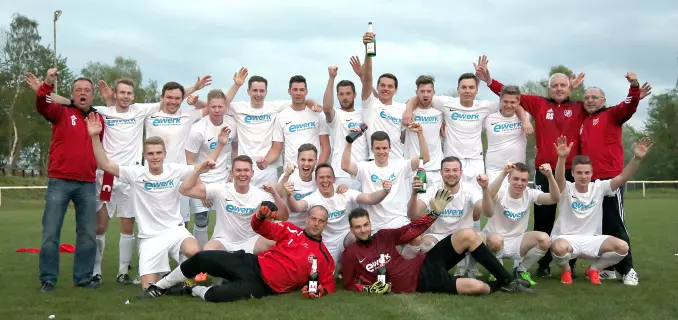 So feierte die Zweite Mannschaft des FC Voran Ohe ihren Titelgewinn in der Kreisliga 3.