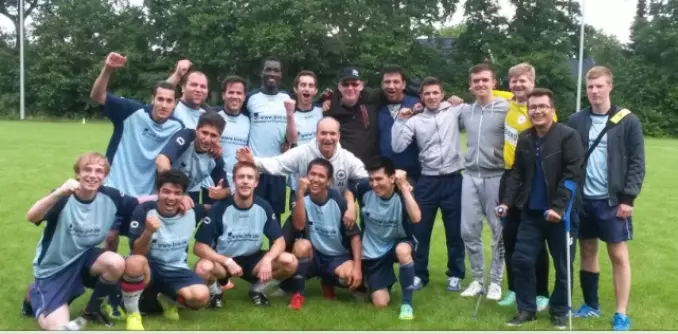 Die neu gegründete Dritte Mannschaft der SV Blankenese.