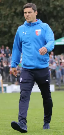 Coach Lars Uder und Drochtersen/<br>Assel gastieren am Mittwoch, 16.<br>September in Norderstedt.