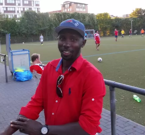 Hammonias Trainer Bakary Njie hatte gut Lachen