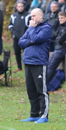 Endlich wieder siegreich: Stefan Arlt,<br>Trainer der FCS-Reserve.