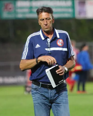Eintracht-Trainer Dirk Heyne sah am Mittwochabend<br>einen starken Auftritt seines Teams.