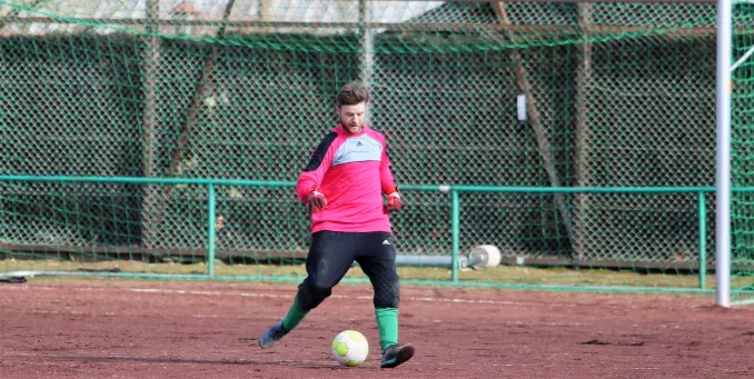 Oliver Malmgren im Tor des SC Urania