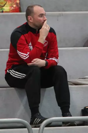 Turniersieger mit Hemdingen-Bilsen: Trainer<br>Patrick Kinastowski.