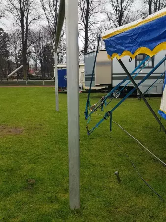 So sah es am Sonntag auf dem Rellinger<br>Gemeindesportplatz aus.
