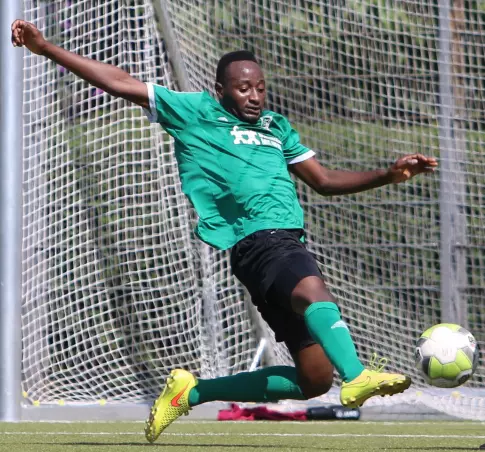 Hamza Ousseini Harouna trug bereits vor der Winterpause das Osterbeker Trikot.