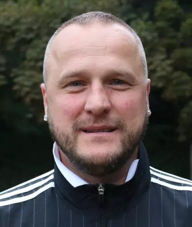 Gastgeber beim Sparda-Immo-Cup: Dynamo-Trainer Stefan<br>Meyer.