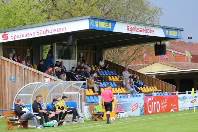 Der Joda-Sportpark in Todesfelde steht vor seiner DFB-Pokal-Premiere – nur leider ohne Zuschauer.