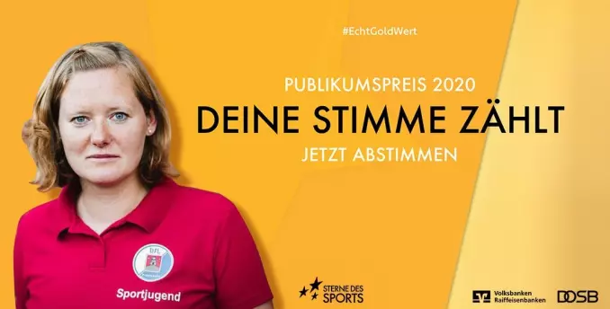 Gewinnt Jana Glindmeyer den Publikumspreis bei den Sternen des Sports? Foto: Jasmin von Gysel / VR-Bank Pinneberg