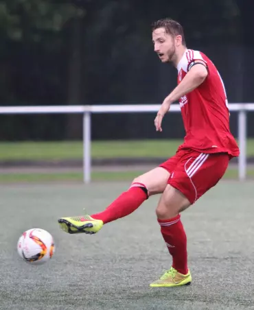 Philipp Koch vom FC Eintracht Norderstedt hat das letzte<br>Lotto-Pokal-Spiel beim Niendorfer TSV in keiner guten<br>Erinnerung.